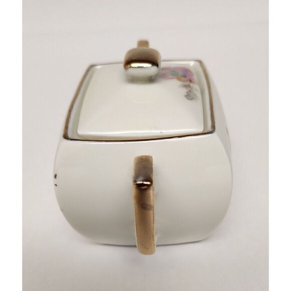 Vintage Small Tea Creamer And Sugar Bowl Made In Japan 120/88 Elegant Beautiful - Picture 3 of 10